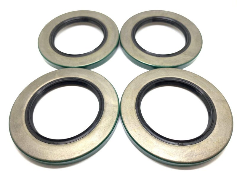 WPS (Pack of 4) Trailer Hub Wheel Grease Seals 10-10 (21333TB) for 5200-7000# Axles 2.125'' X 3.376'' - Image 1